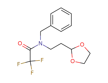 2-<2-(N-benzyltrifluoroacetamido)ethyl>-1,3-dioxolane