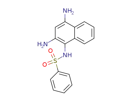 Molecular Structure of 85218-98-0 (1-benzenesulfonamido-2,4-diaminonaphthalene)