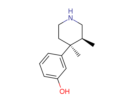 (+)-(3s,4s)-3,4-dimethyl-4-(3-hydroxyphenyl)piperidine