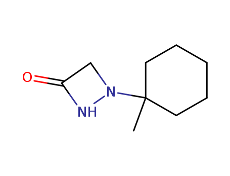 1,2-Diazetidin-3-one, 1-(1-methylcyclohexyl)-