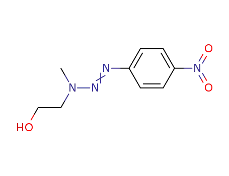 Molecular Structure of 69839-08-3 (Ethanol, 2-[1-methyl-3-(4-nitrophenyl)-2-triazenyl]-)
