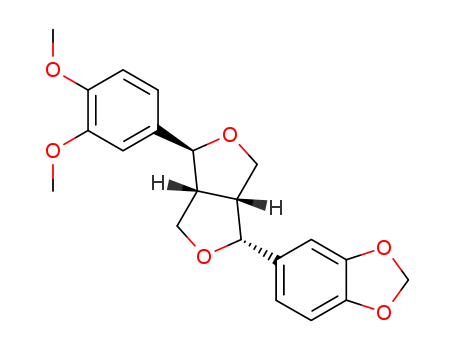 1,3-Benzodioxole,5-[(1R,3aS,4S,6aS)-4-(3,4-dimethoxyphenyl)tetrahydro-1H,3H-furo[3,4-c]furan-1-yl]-,rel-