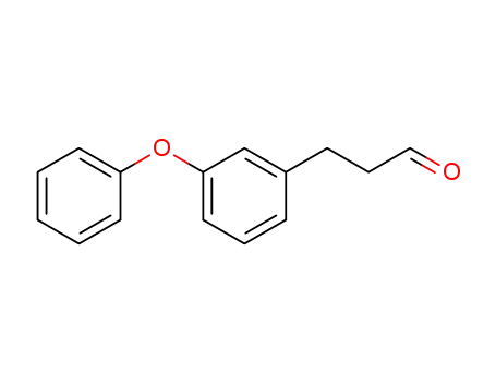 Molecular Structure of 122801-83-6 (3-(3-PHENOXY-PHENYL)-PROPIONALDEHYDE)