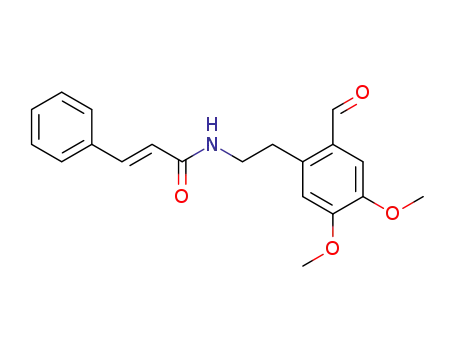 2-Propenamide, N-[2-(2-formyl-4,5-dimethoxyphenyl)ethyl]-3-phenyl-,
(E)-