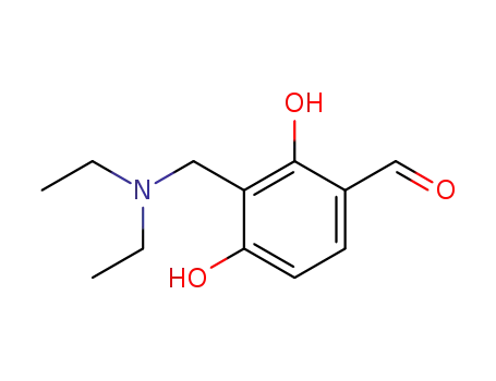 Molecular Structure of 384823-61-4 (Benzaldehyde, 3-[(diethylamino)methyl]-2,4-dihydroxy- (9CI))