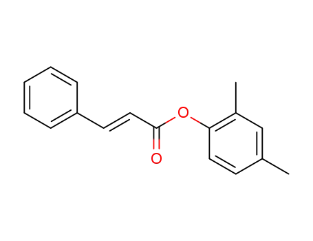 Molecular Structure of 99430-00-9 (2,4-dimethylphenyl trans-cinnamate)