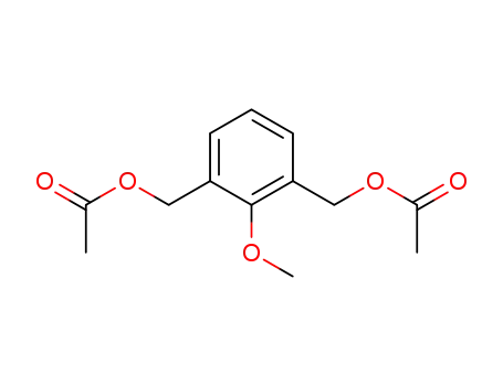 Molecular Structure of 111635-73-5 (1,3-Benzenedimethanol, 2-methoxy-, diacetate)