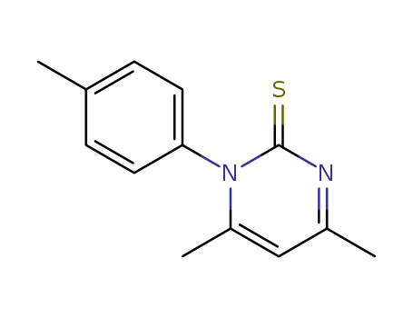 2(1H)-Pyrimidinethione, 4,6-dimethyl-1-(4-methylphenyl)-