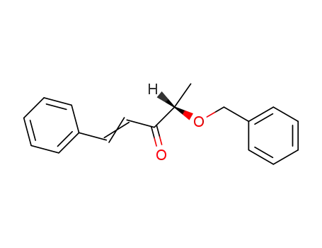 Molecular Structure of 113133-55-4 (1-Penten-3-one, 1-phenyl-4-(phenylmethoxy)-)