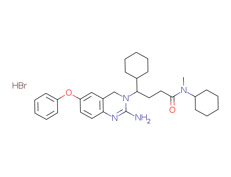 3(4H)-QuinazolinebutanaMide, 2-aMino-N,g-dicyclohexyl-N-Methyl-6-phenoxy-, (hydrobroMide) (1:1), (gS)- , (HBr salt)
