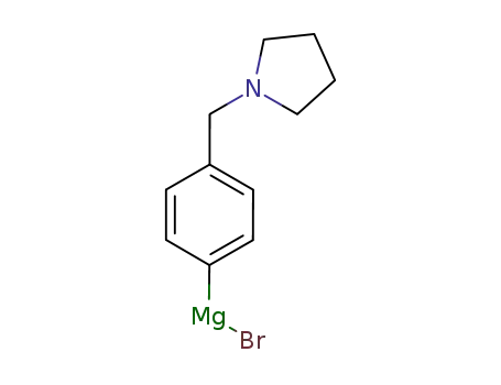 Molecular Structure of 480424-78-0 (Bromo-[4-(pyrrolidin-1-ylmethyl)phenyl]magnesium)