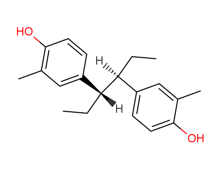 Phenol,4,4'-[(1R,2S)-1,2-diethyl-1,2-ethanediyl]bis[2-methyl-, rel-