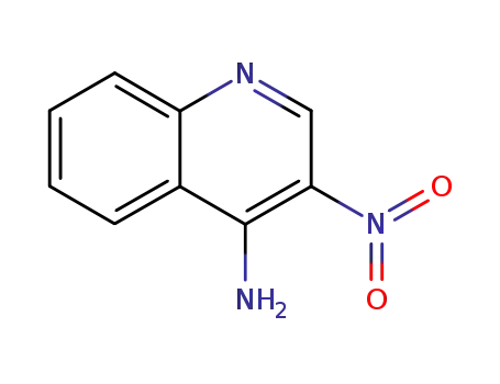 Molecular Structure of 42606-33-7 (4-Amino-3-nitroquinoline)
