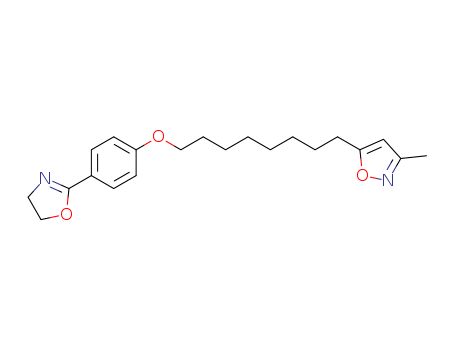 Isoxazole,5-[8-[4-(4,5-dihydro-2-oxazolyl)phenoxy]octyl]-3-methyl-