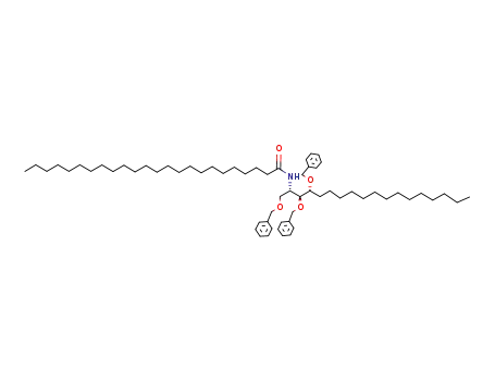 Molecular Structure of 129779-78-8 ((2S,3S,4R)-1,3,4-tri-O-benzyl-N-tetracosanoyl-2-amino-1,3,4-octadecanetriol)