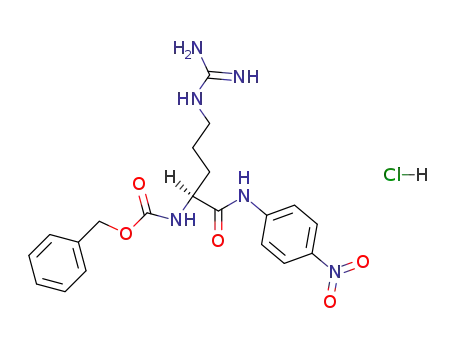 Molecular Structure of 59188-53-3 (Z-ARG-PNA HCL)