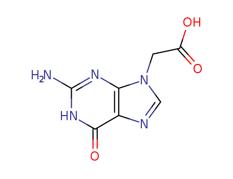 9H-Purine-9-acetic acid, 2-amino-1,6-dihydro-6-oxo-