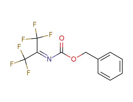 Molecular Structure of 128229-95-8 (BENZYL (2,2,2-TRIFLUORO-1-TRIFLUOROMETHYL-ETHYLIDENE)-CARBAMATE)