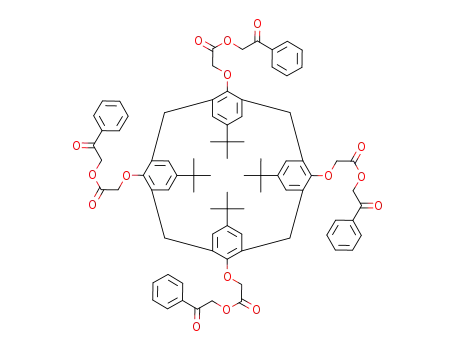 5,11,17,23-tetra-tert-butyl-25,26,27,28-tetrakis(phenacyloxycarbonylmethoxy)calix<4>arene