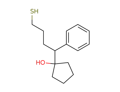 1-(4-mercapto-1-phenylbutyl)-1-cyclopentanol