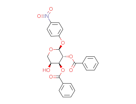 p-Nitrophenyl 2,3-di-O-benzoyl-α-L-arabinopyranoside