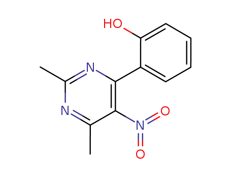Phenol, 2-(2,6-dimethyl-5-nitro-4-pyrimidinyl)-