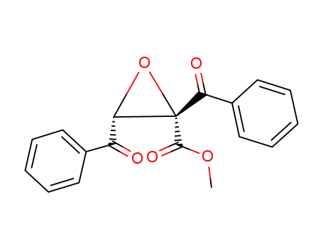 Molecular Structure of 90043-58-6 (Oxiranecarboxylic acid, 2,3-dibenzoyl-, methyl ester, cis-)
