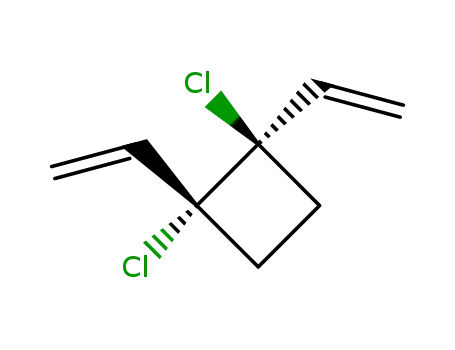 Molecular Structure of 33817-63-9 (Cyclobutane, 1,2-dichloro-1,2-divinyl-, trans-)