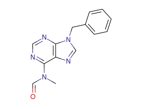 Formamide, N-methyl-N-[9-(phenylmethyl)-9H-purin-6-yl]-