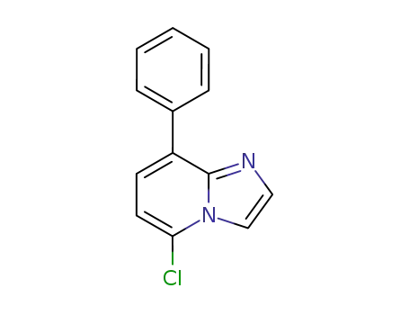 Molecular Structure of 69214-21-7 (Imidazo[1,2-a]pyridine, 5-chloro-8-phenyl-)