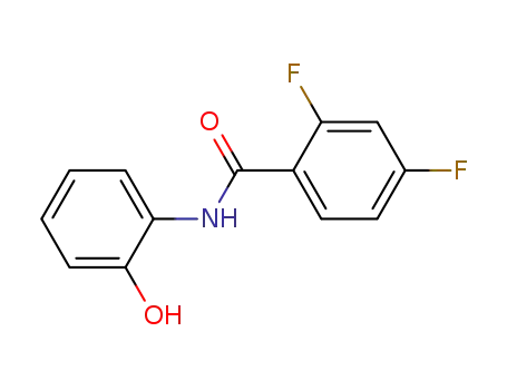 Molecular Structure of 109790-33-2 (2,4-difluoro-N-(2-hydroxyphenyl)benzamide)