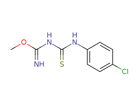 Molecular Structure of 133252-65-0 (O-methyl-1-(p-chlorophenyl)-2-thioisobiuret)