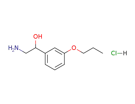 Benzenemethanol, a-(aminomethyl)-3-propoxy-, hydrochloride