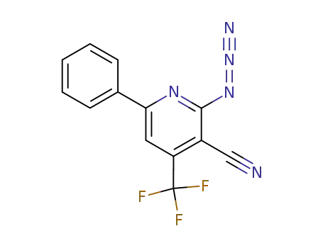3-Pyridinecarbonitrile, 2-azido-6-phenyl-4-(trifluoromethyl)-