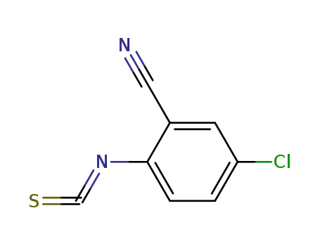 Molecular Structure of 104615-78-3 (4-Chloro-2-cyanophenylisothiocyanate)