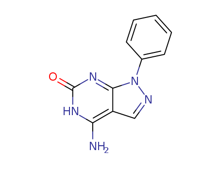 6H-Pyrazolo[3,4-d]pyrimidin-6-one, 4-amino-1,5-dihydro-1-phenyl-