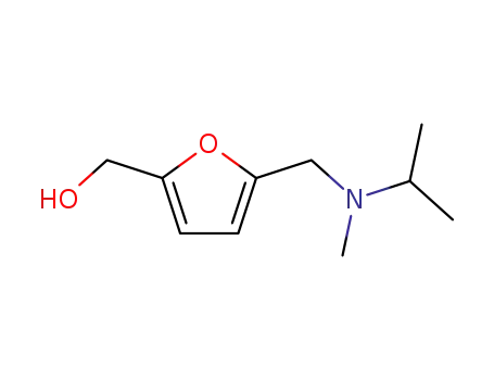 Molecular Structure of 158786-33-5 ({5-[(Isopropyl-methyl-amino)-methyl]-furan-2-yl}-methanol)