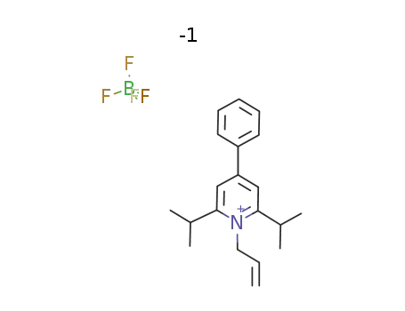 Molecular Structure of 87803-24-5 (Pyridinium, 2,6-bis(1-methylethyl)-4-phenyl-1-(2-propenyl)-,
tetrafluoroborate(1-))