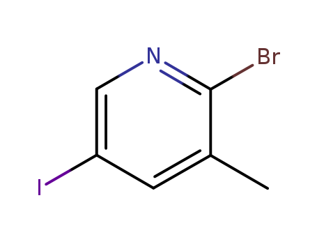 2-Bromo-5-iodo-3-methylpyridine