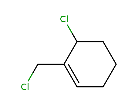 Molecular Structure of 81034-09-5 (Cyclohexene, 6-chloro-1-(chloromethyl)-)