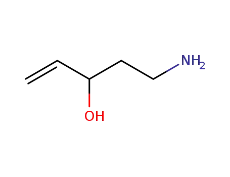 Molecular Structure of 87487-96-5 (3-AMINO-5-HYDROXY-PENTEN-1)