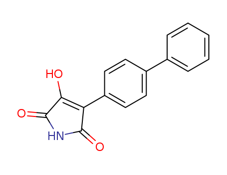 1H-Pyrrole-2,5-dione, 3-(1,1-biphenyl)-4-yl-4-hydroxy-(77529-41-0)