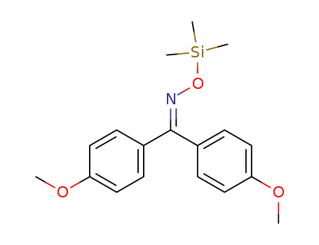 Molecular Structure of 138761-33-8 (Methanone, bis(4-methoxyphenyl)-, O-(trimethylsilyl)oxime)