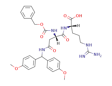Molecular Structure of 80647-49-0 (Z-Asn(Mbh)-Arg-OH)