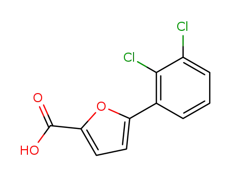 Molecular Structure of 55462-54-9 (5-(2,3-DICHLOROPHENYL)-2-FUROIC ACID)