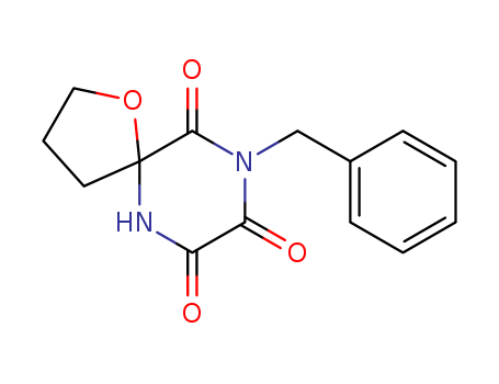 1-Oxa-6,9-diazaspiro[4.5]decane-7,8,10-trione, 9-(phenylmethyl)-