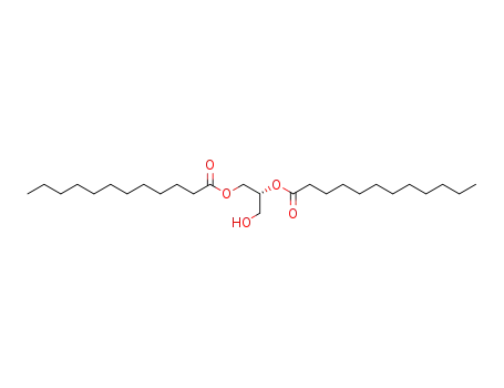 Molecular Structure of 61475-84-1 (2,3-DILAUROYL-SN-GLYCEROL)