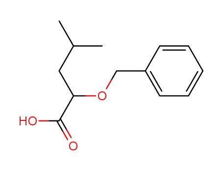 Molecular Structure of 108061-23-0 (L-2-(benzyloxy)-4-methylpentanoic acid)