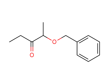 Molecular Structure of 107798-64-1 (3-Pentanone, 2-(phenylmethoxy)-)