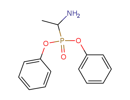 Molecular Structure of 73270-41-4 (Phosphonic acid, (1-aminoethyl)-, diphenyl ester)